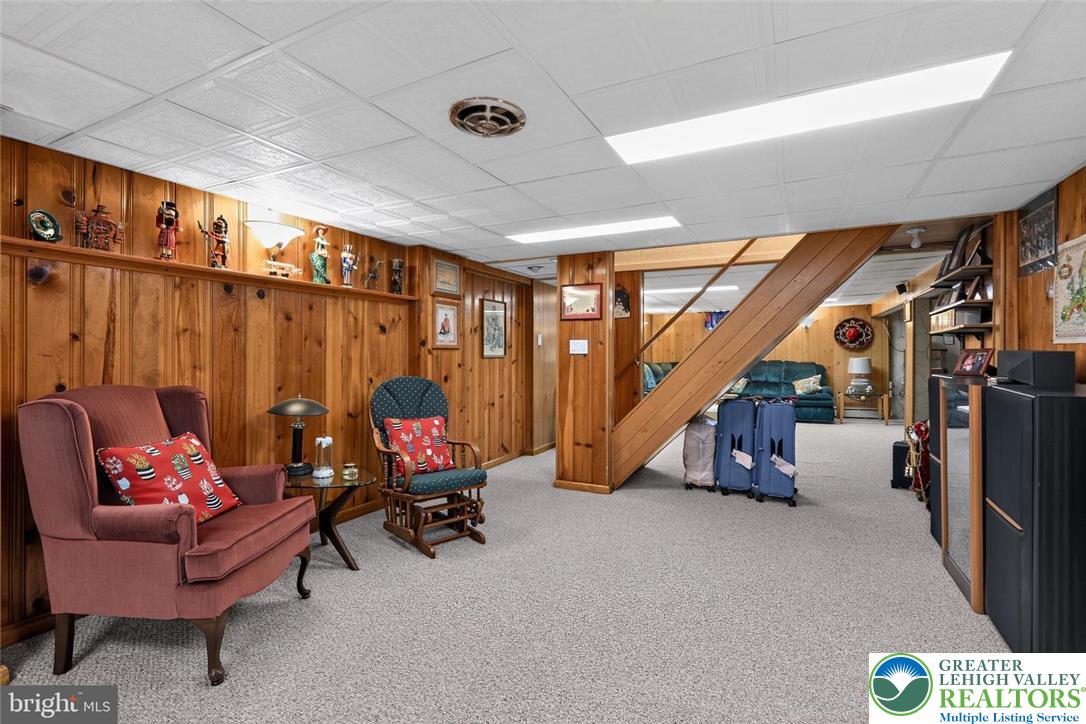 740 Public Road Bethlehem, PA 18015 - Photo 34 of 40 Finished basement offers abundant space for leisure and recreation.