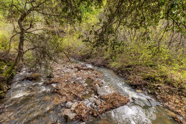 a view of city and mountain
