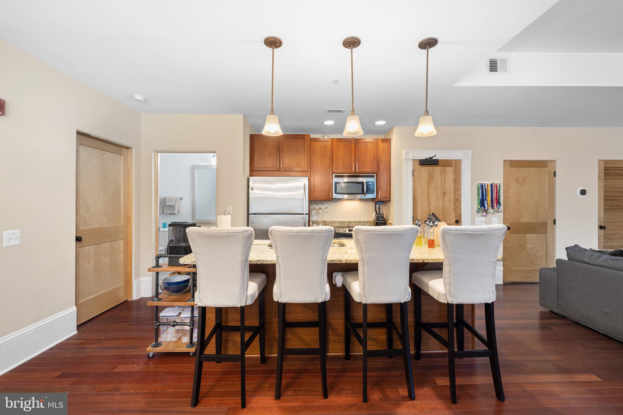 9610 Dewitt Drive, Unit SH205 Silver Spring, MD 20910 - Photo 10 of 21 Gourmet Kitchen with Island