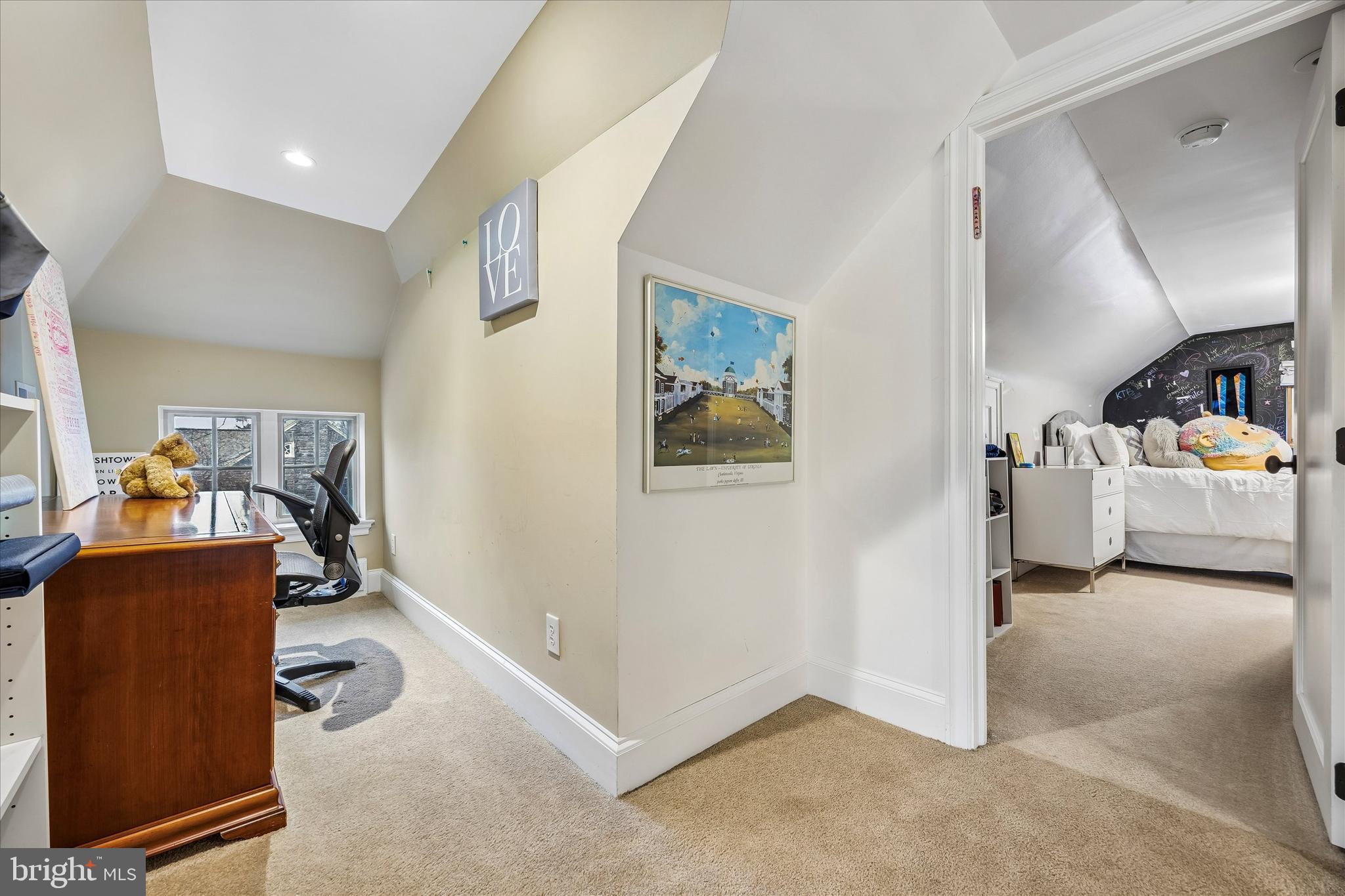 239 Winding Way Merion Station, PA 19066 - Photo 40 of 48 a view of hallway with furniture and natural light
