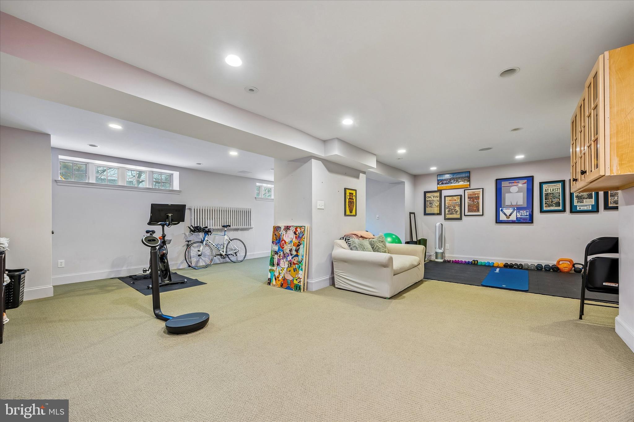 239 Winding Way Merion Station, PA 19066 - Photo 43 of 48 a view of game room with gym equipment