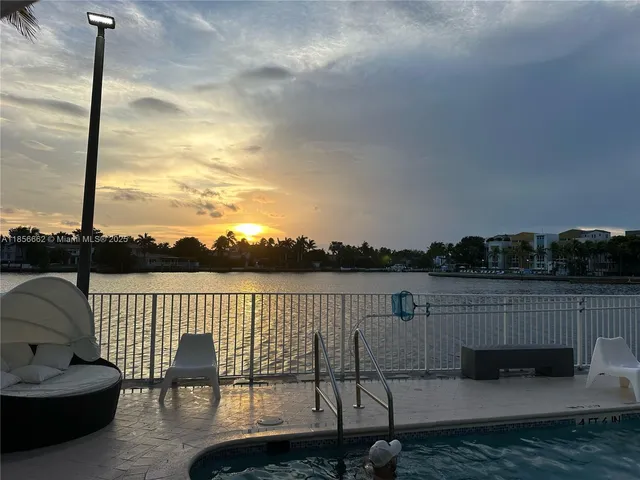 a view of a terrace with outdoor seating