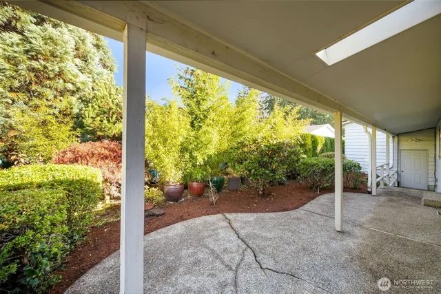 a view of a couches in the patio