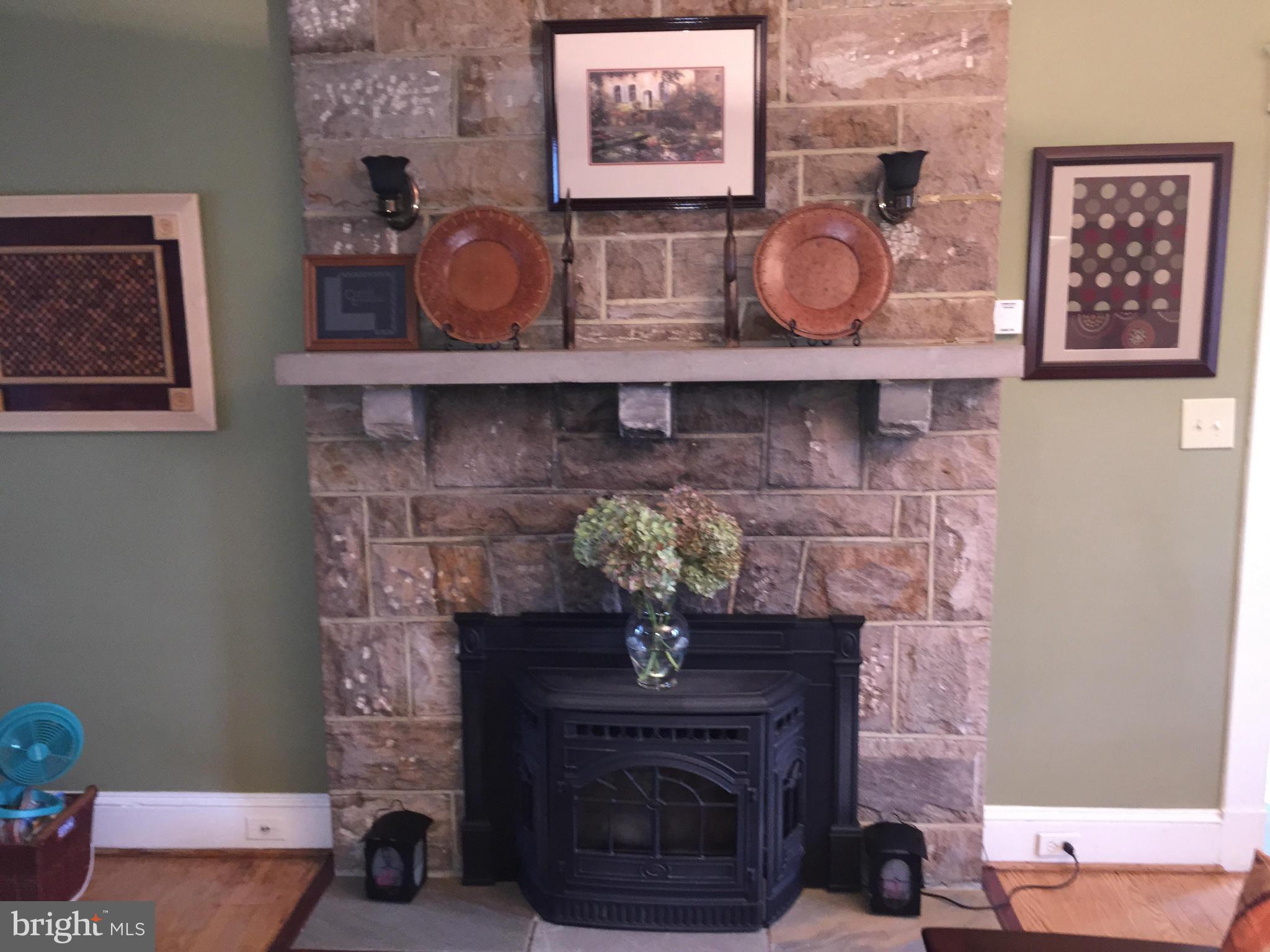 8926 Liberty Road Randallstown, MD 21133 - Photo 9 of 14 Stone FP w/Pellet Stove