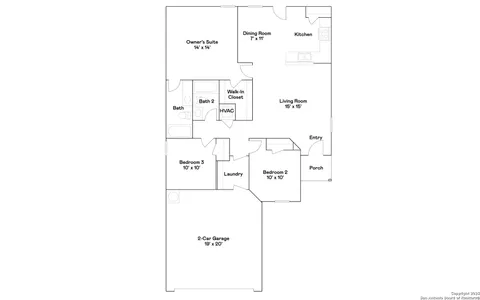 a picture of a floor plan