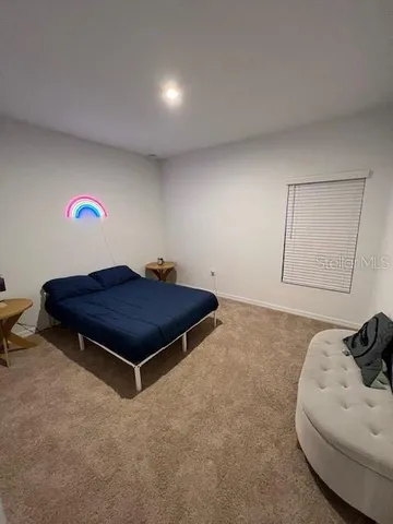 a view of a room with an empty space