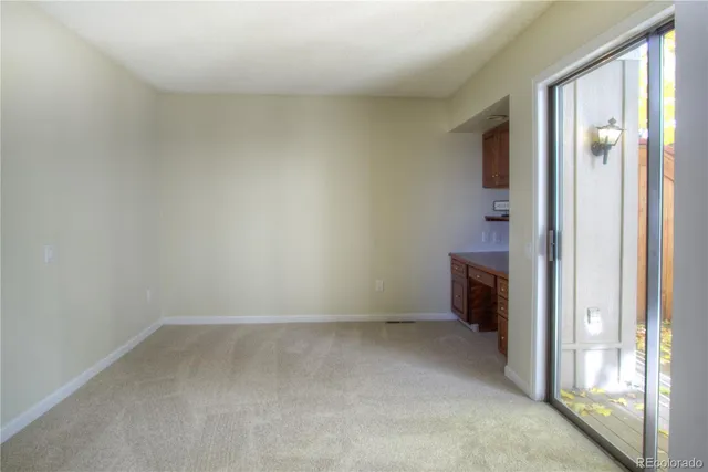 an empty room and a window