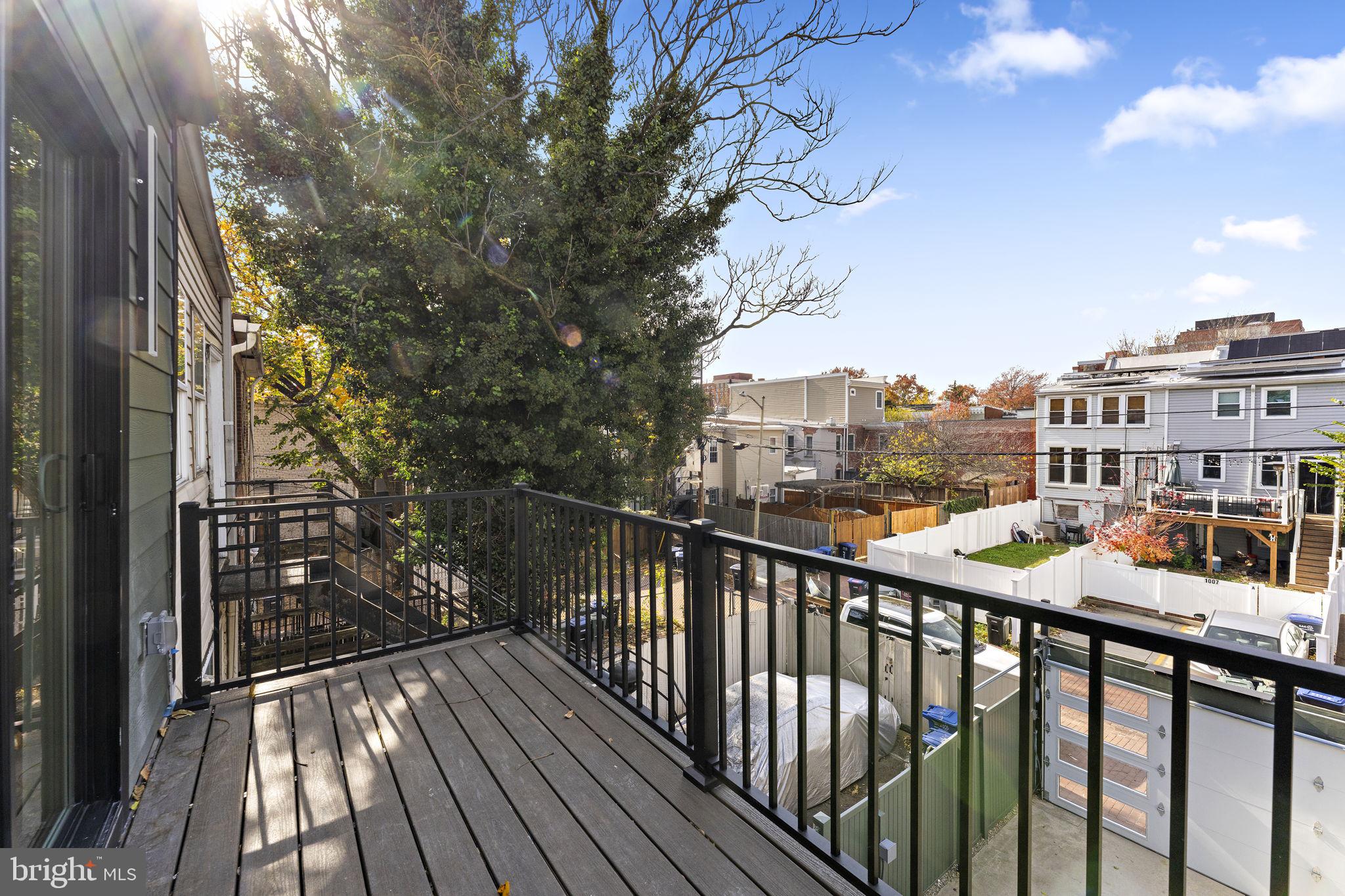 1016 5th Street Northeast Washington, DC 20002 - Photo 23 of 51 Primary Bedroom Deck
