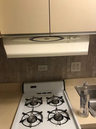 a close view of stove