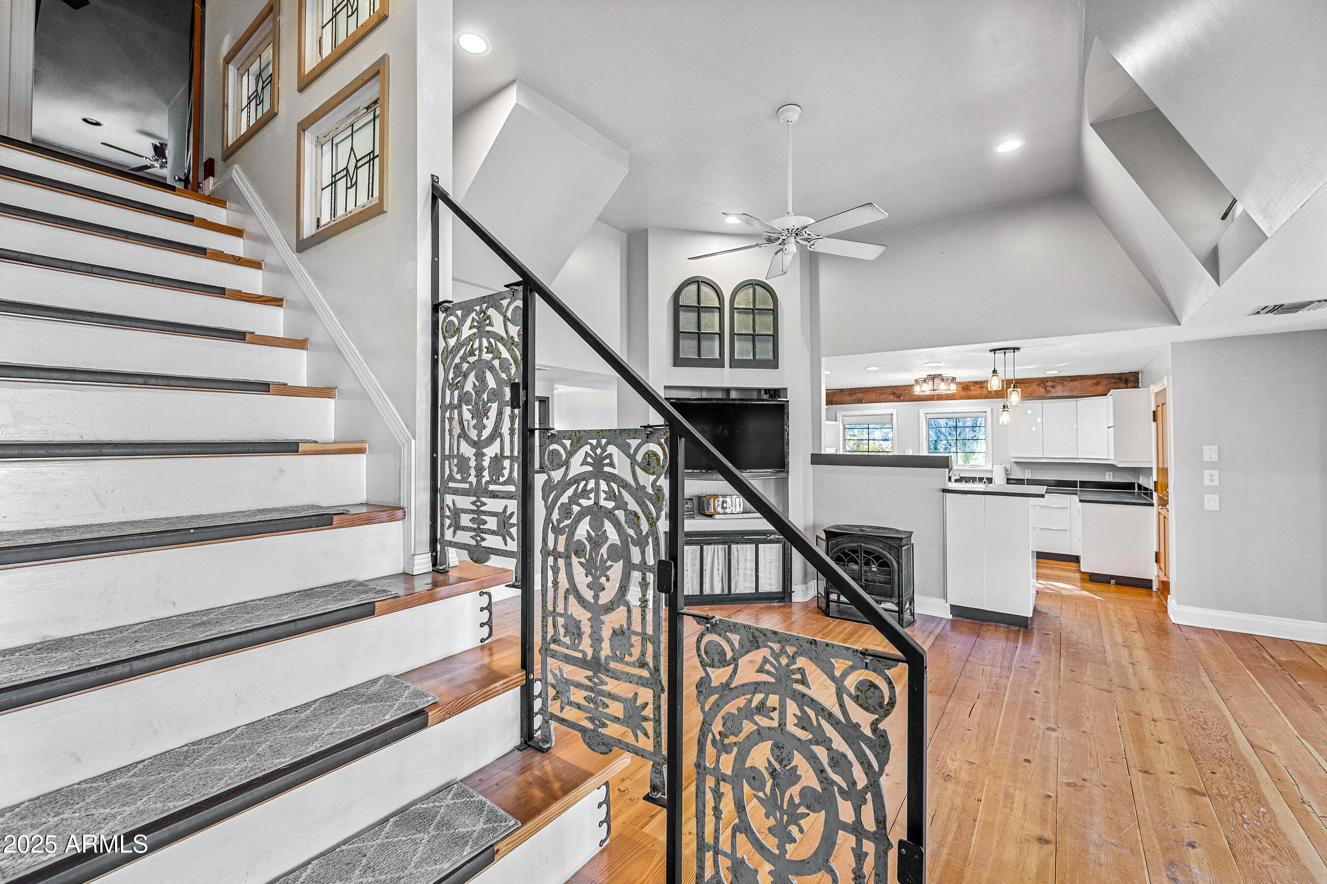 17288 Foothill Road Yarnell, AZ 85362 - Photo 40 of 79 a view of entryway and hall with wooden floor