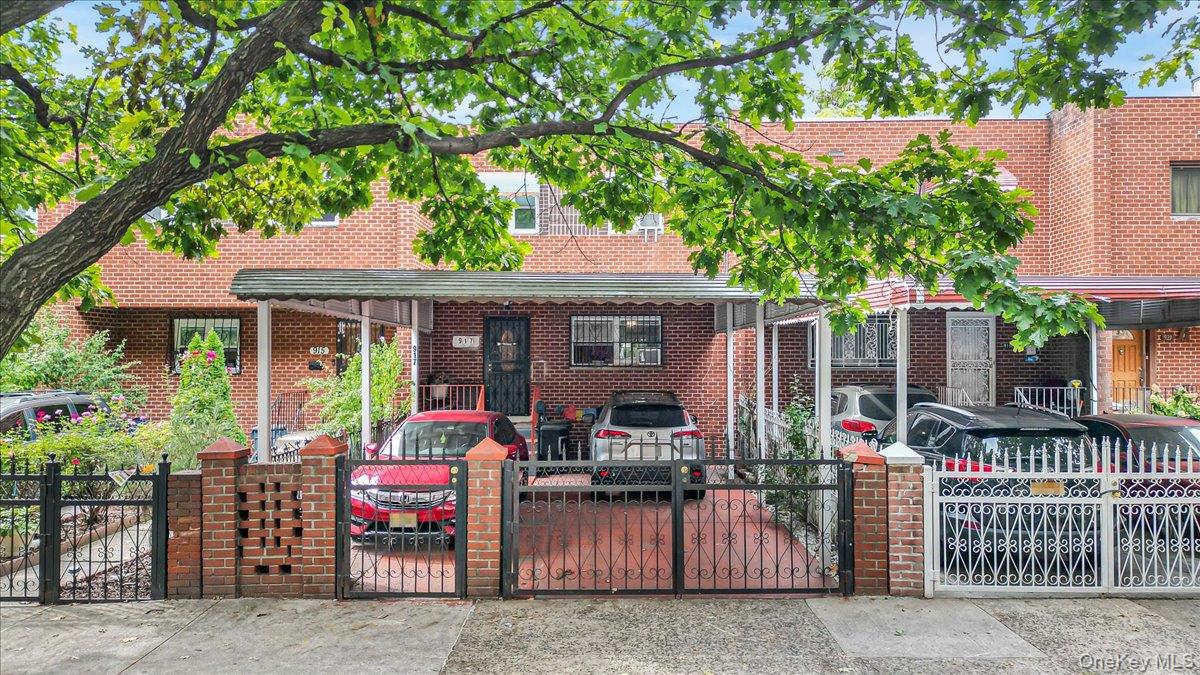 front view of a house with a porch
