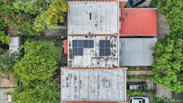 a city view with buildings