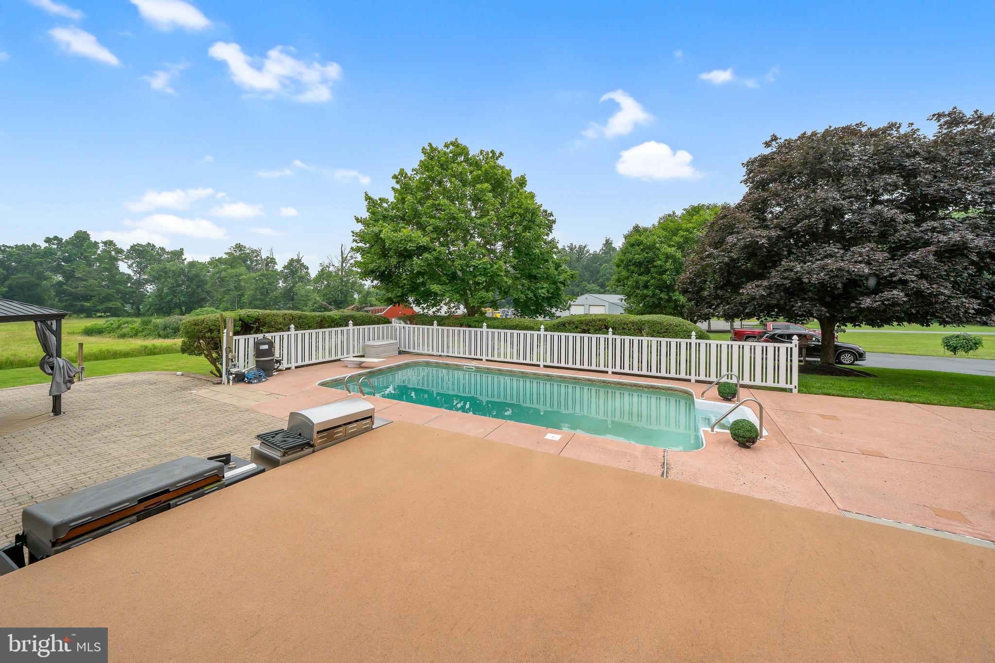 284 Little New York Road Rising Sun, MD 21911 - Photo 44 of 61 16 x 32 in ground 8' deep pool with diving board