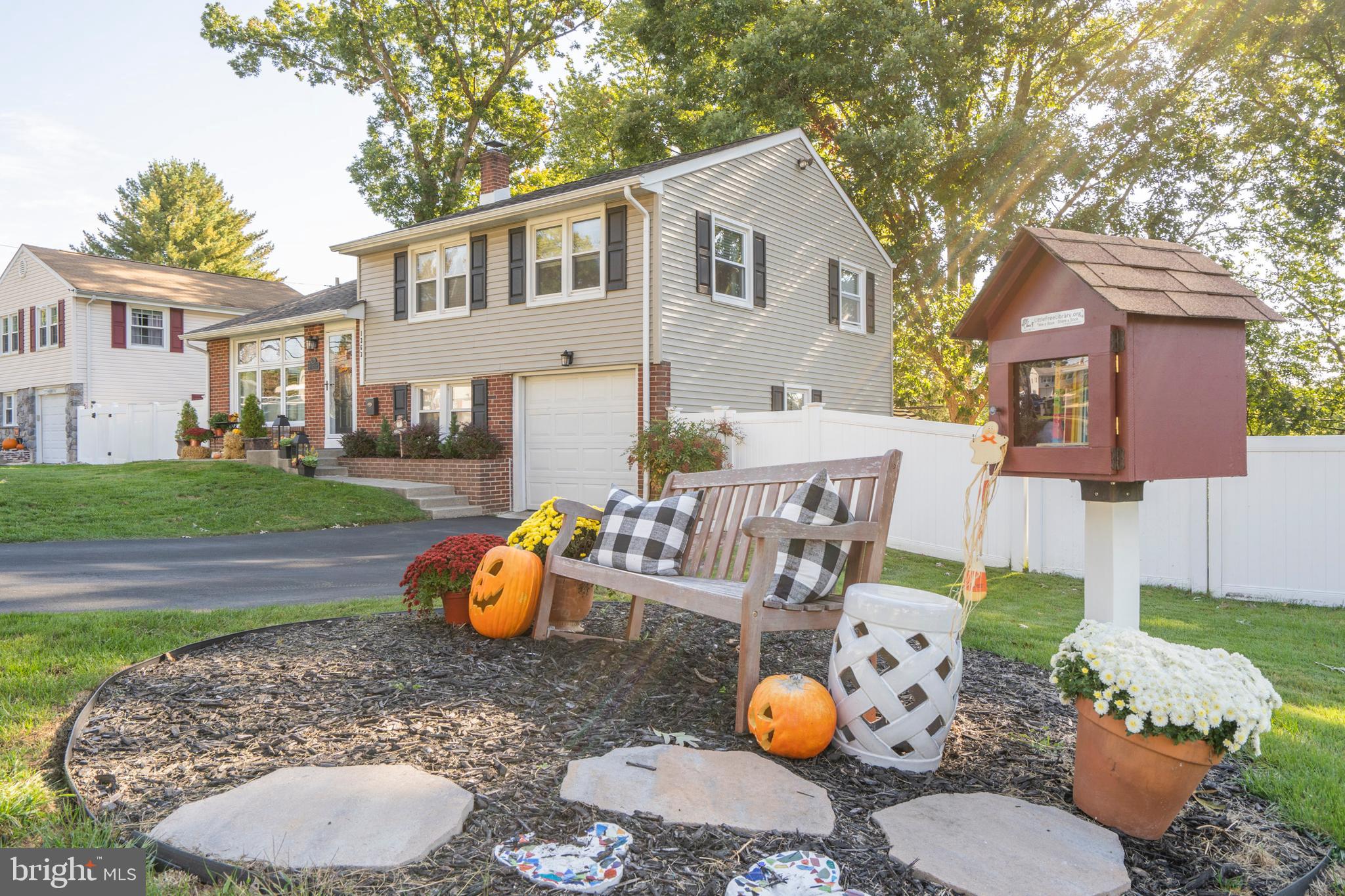 1363 Partridge Road Abington, PA 19001 - Photo 2 of 36 A favorite spot! Little library and bench.