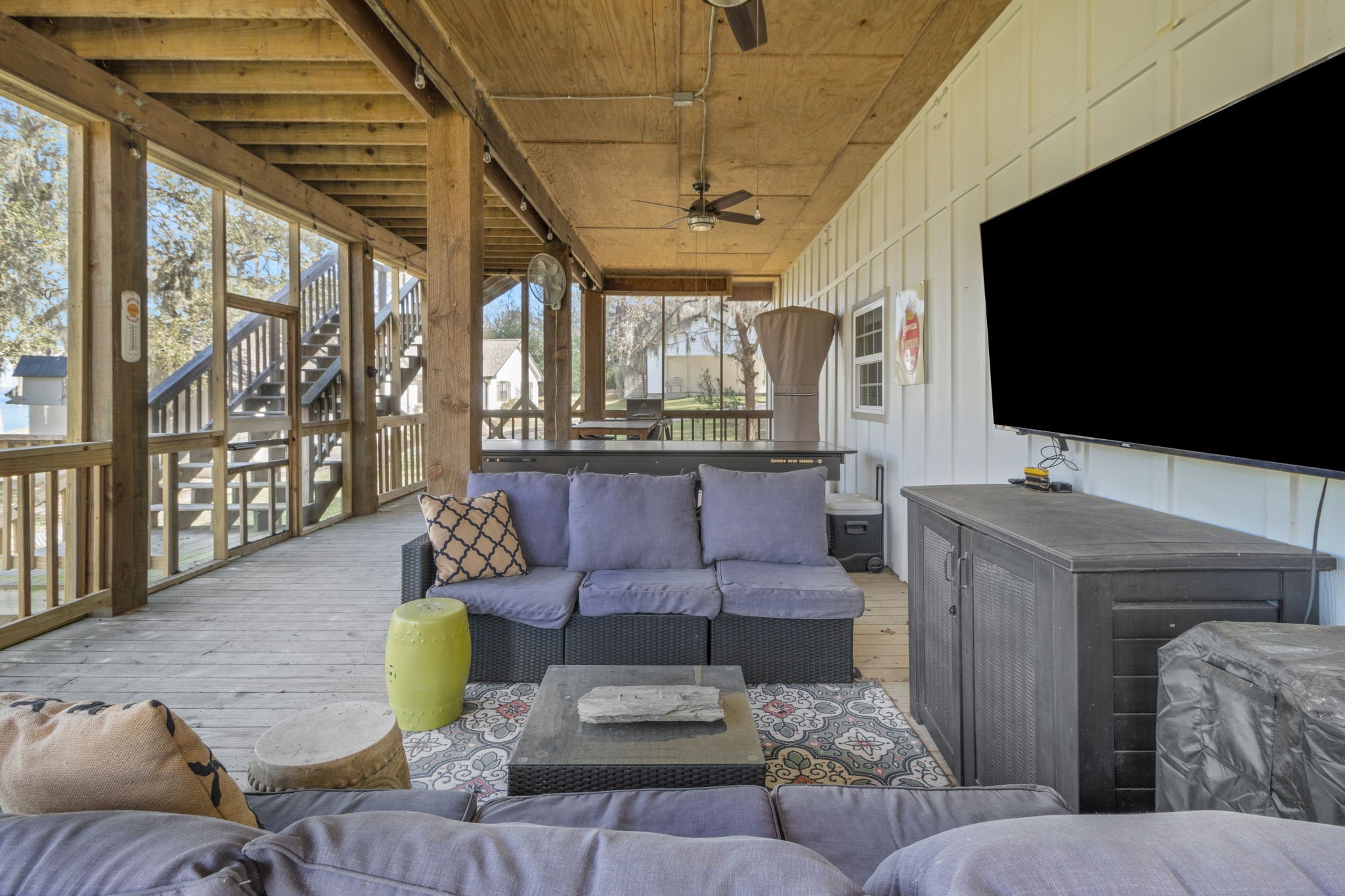 171 Kings Way Coldspring, TX 77331 - Photo 18 of 50 Relax and watch the game or cook on the grill!