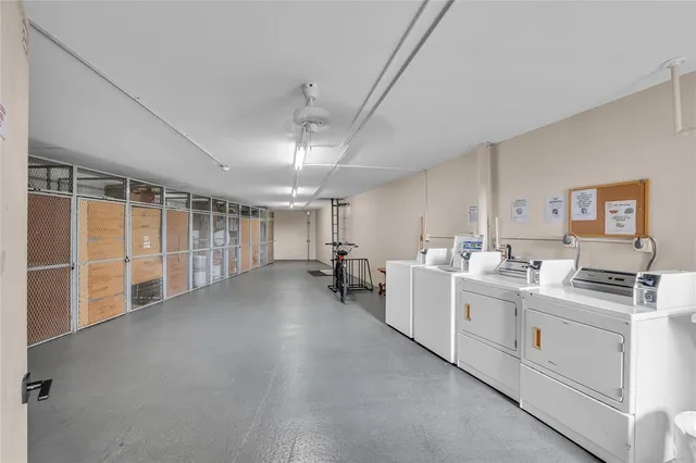 a view of a storage & utility room