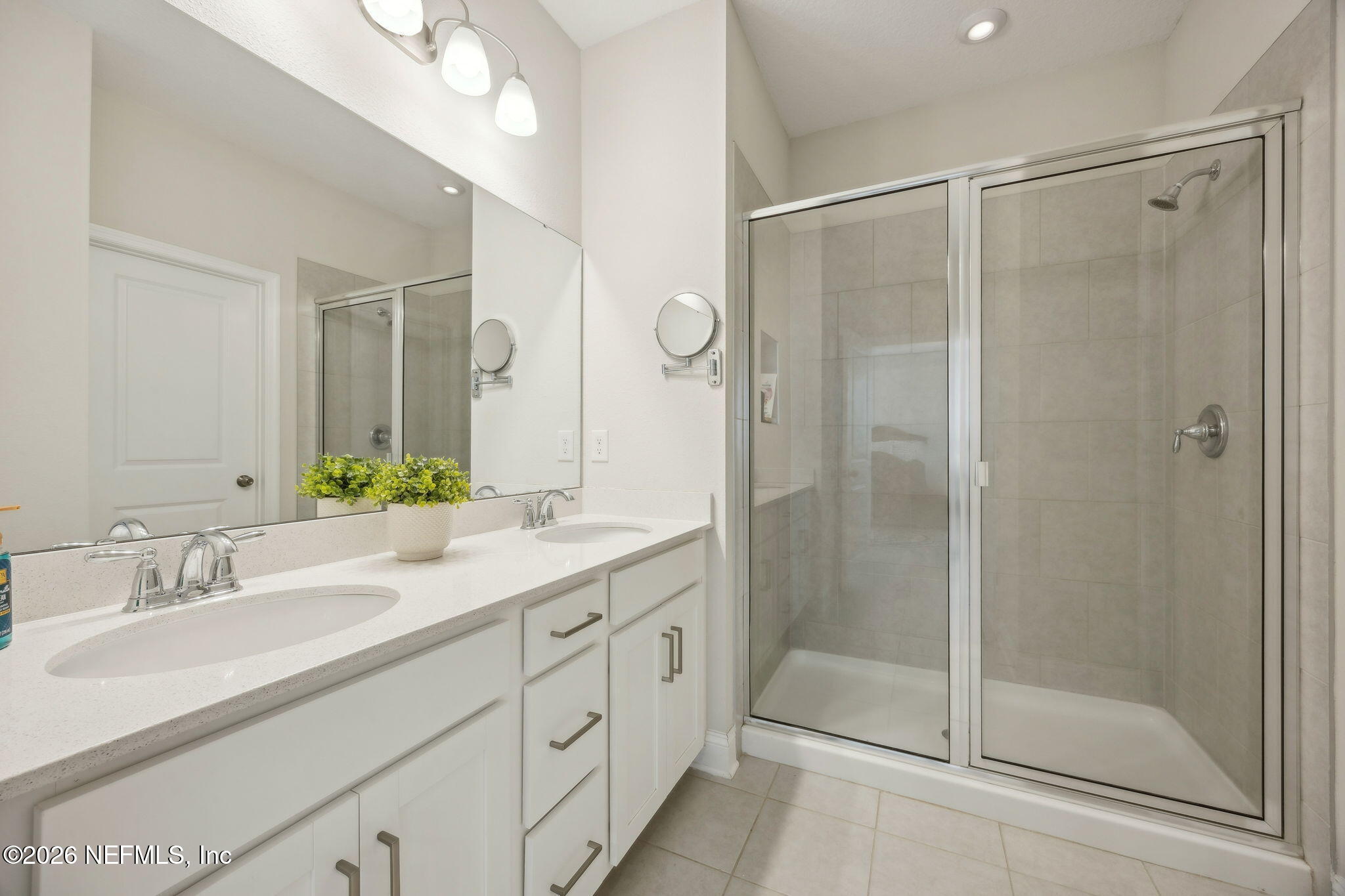 141 Redbud Lane Yulee, FL 32097 - Photo 32 of 77 a bathroom with a shower sink vanity granite and shower