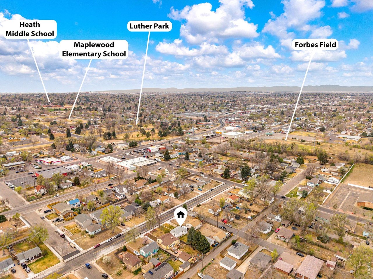 1915 7th Street Greeley, CO 80631 - Photo 27 of 29 Aerial view of community