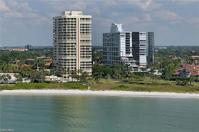 a view of a city with tall buildings