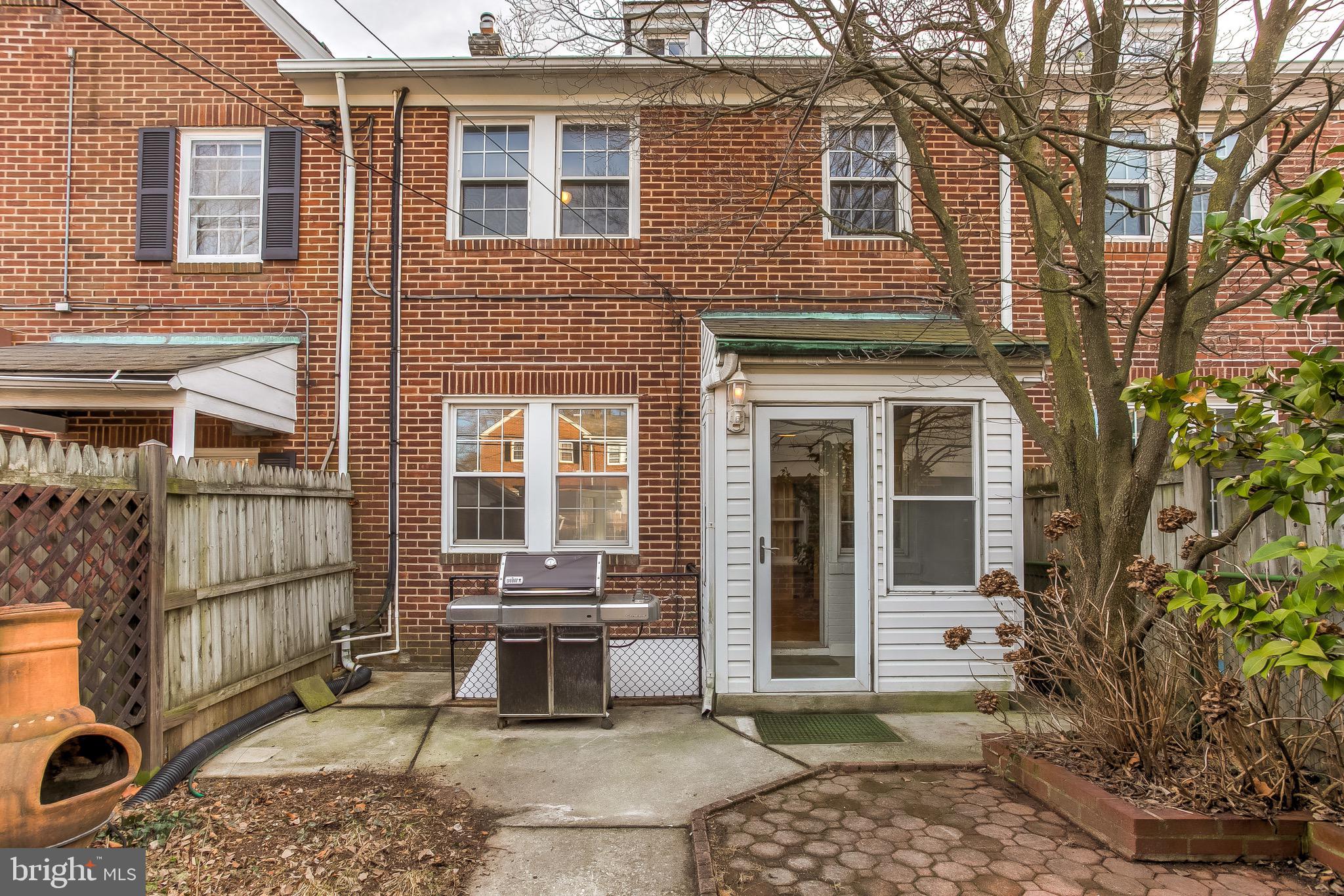328 Murdock Road Baltimore, MD 21212 - Photo 42 of 49 Back View, Brick Patio/Garden