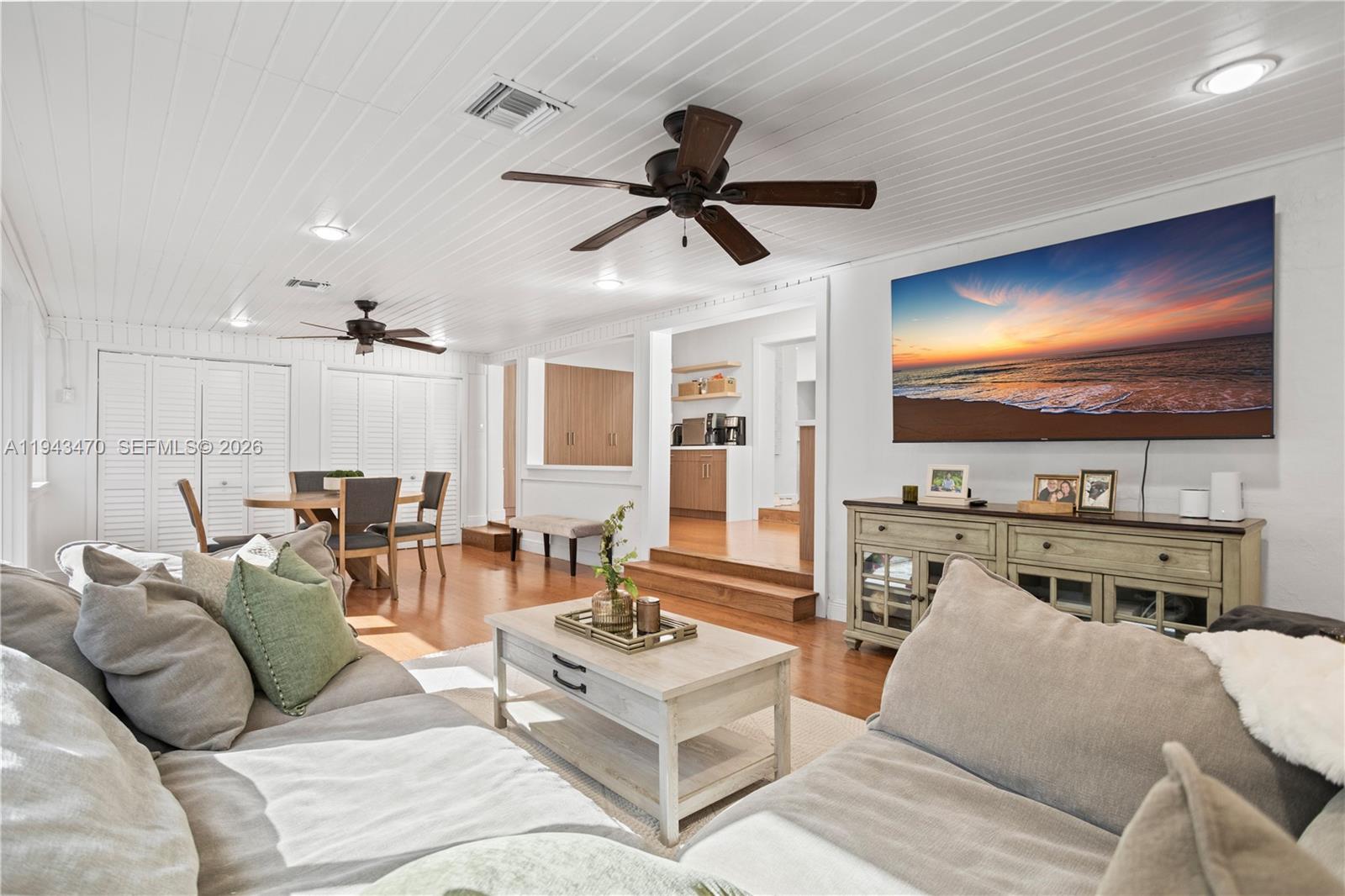 2498 Southwest 19th Terrace Miami, FL 33145 - Photo 16 of 25 a living room with furniture and a flat screen tv