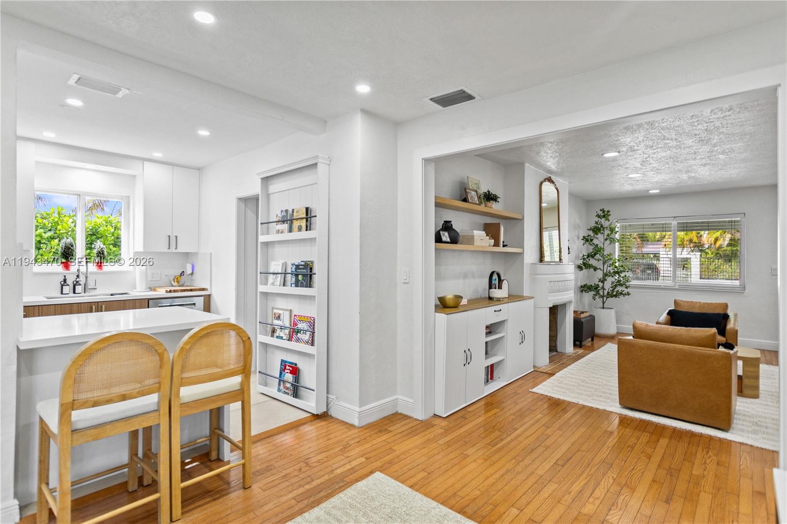 2498 Southwest 19th Terrace Miami, FL 33145 - Photo 5 of 25 a bedroom with furniture and a wooden floor