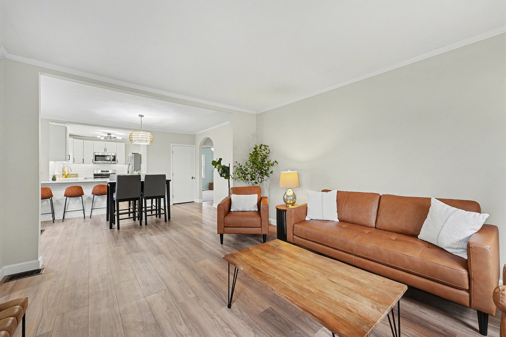 3634 178th Street Lansing, IL 60438 - Photo 6 of 28 a living room with furniture and wooden floor
