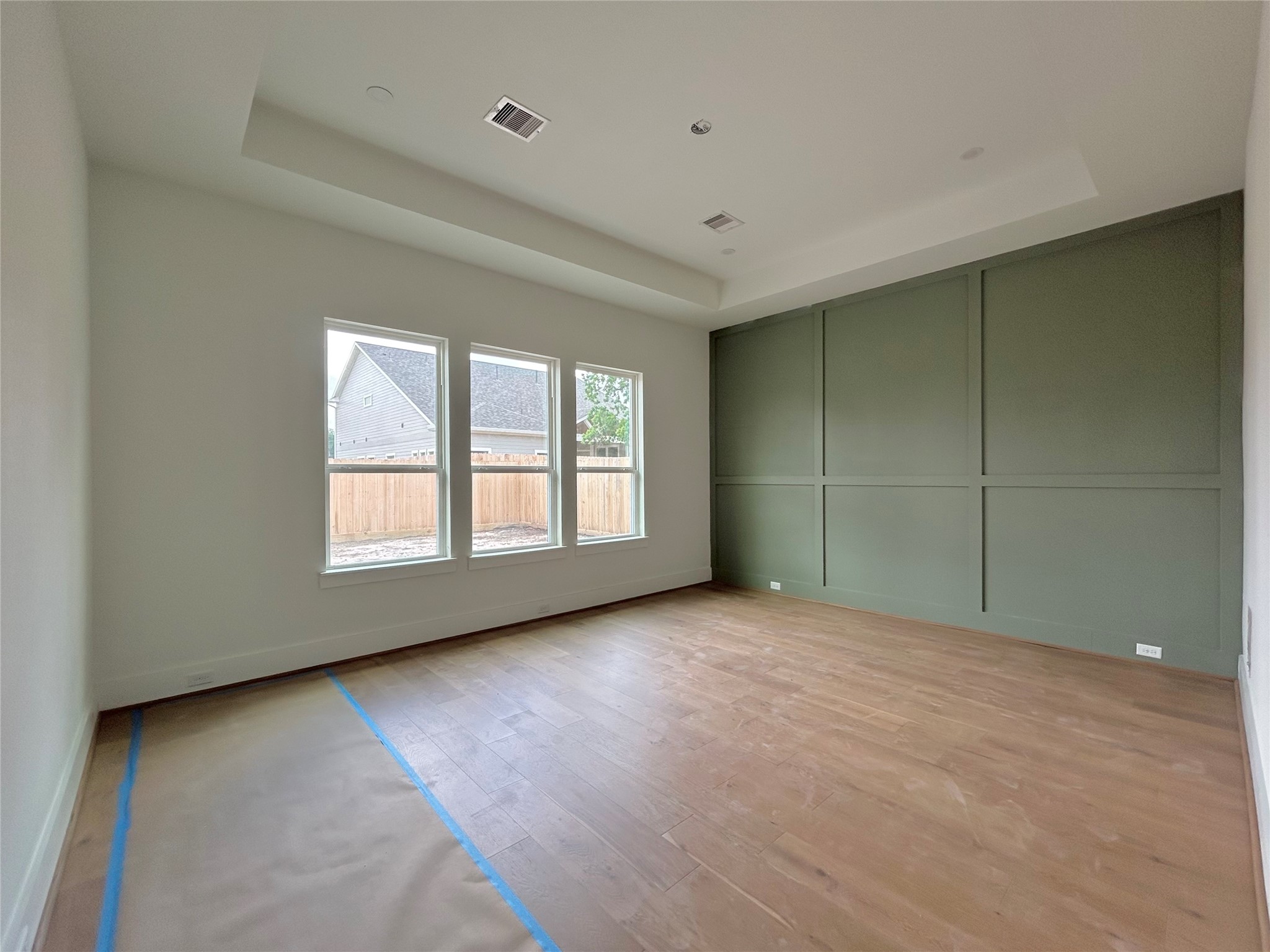 1918 Ridgecrest Drive Houston, TX 77055 - Photo 9 of 27 Primary Bedroom with Tray Ceiling. Construction Photo as of 4/16/2026
