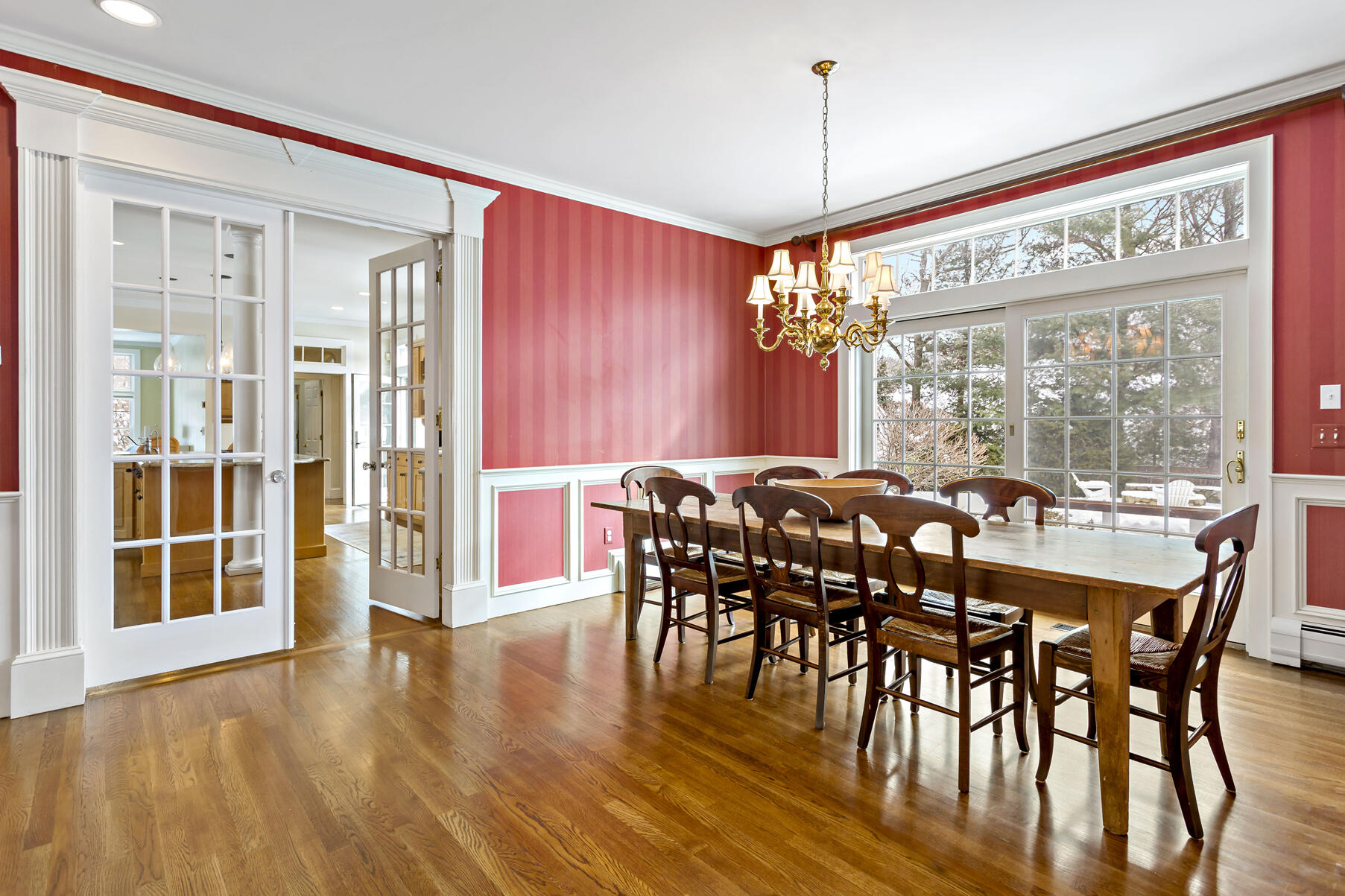 442 Bay Lane Centerville, MA 02632 - Photo 21 of 36 a view of a dining room with furniture window and wooden floor