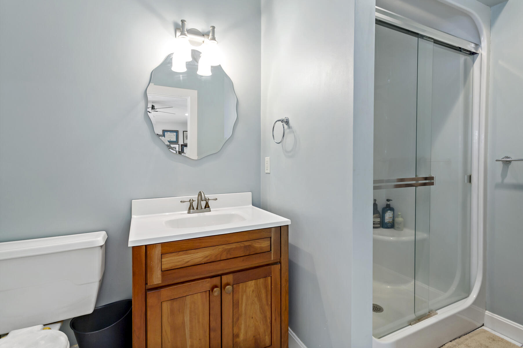 442 Bay Lane Centerville, MA 02632 - Photo 33 of 36 a bathroom with a sink a toilet and shower