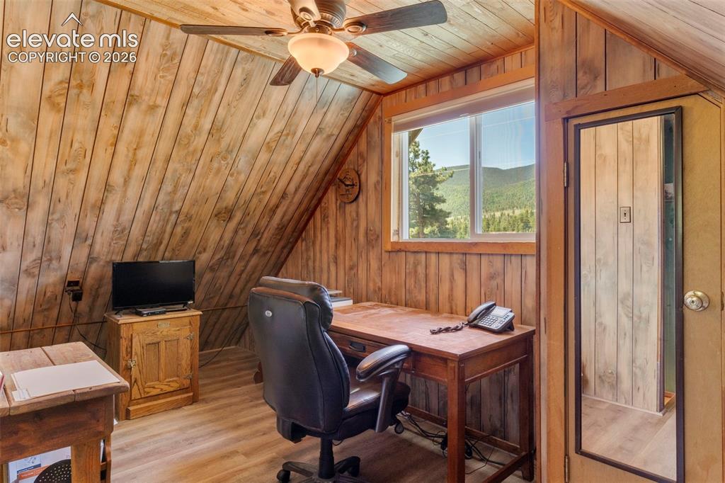 546 Pulver Road Lake George, CO 80827 - Photo 19 of 45 a view of a workspace with furniture and a window