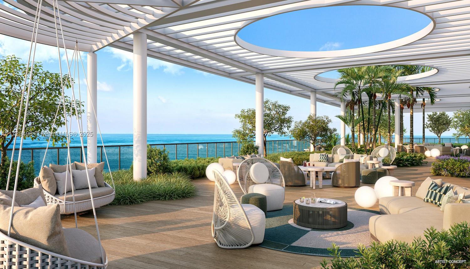 580 72nd Street, Unit 2101 Miami, FL 33141 - Photo 1 of 6 a building outdoor space with patio furniture