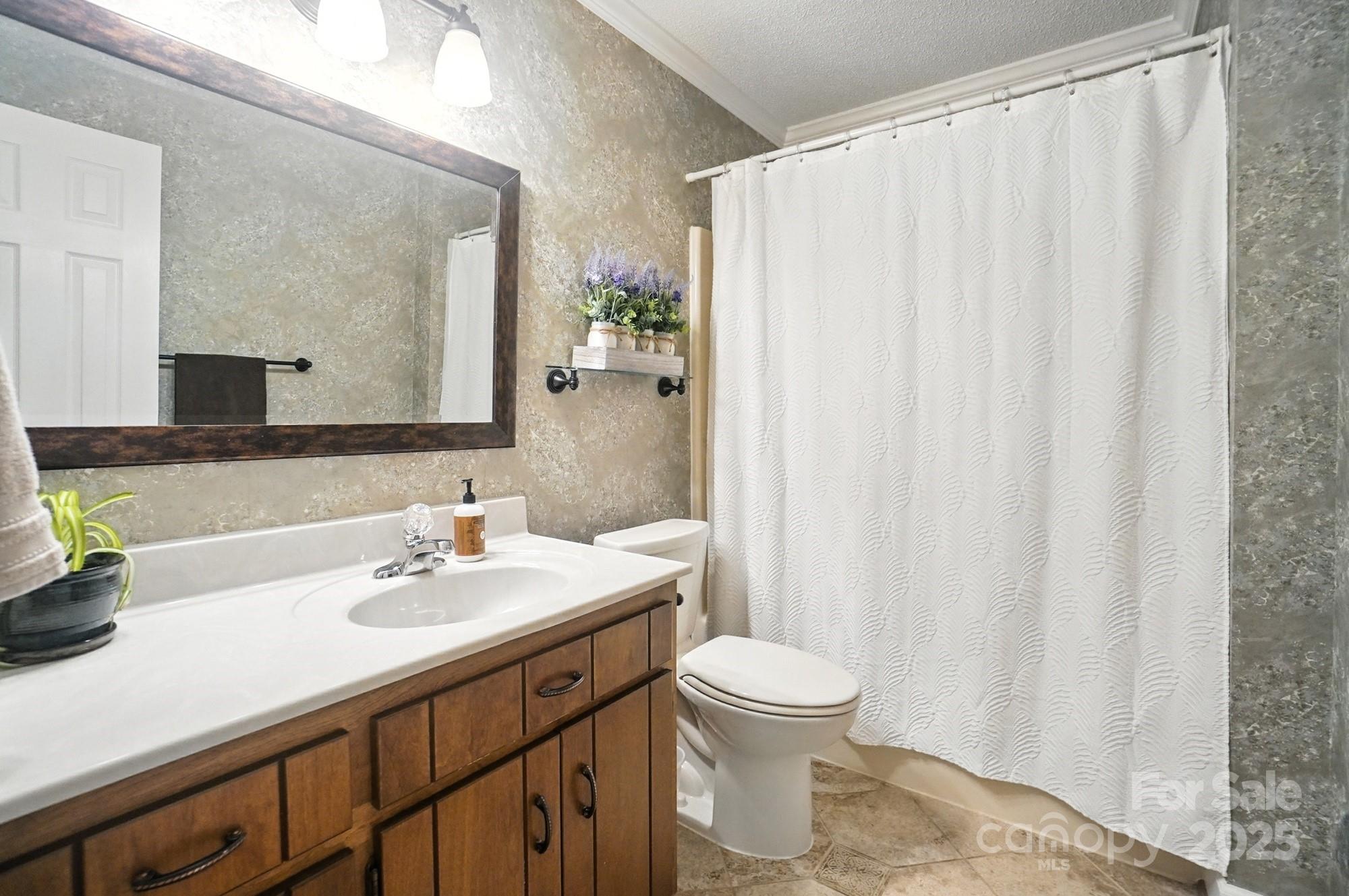 3618 Griffith Road Monroe, NC 28112 - Photo 29 of 48 a bathroom with a sink a toilet and a mirror