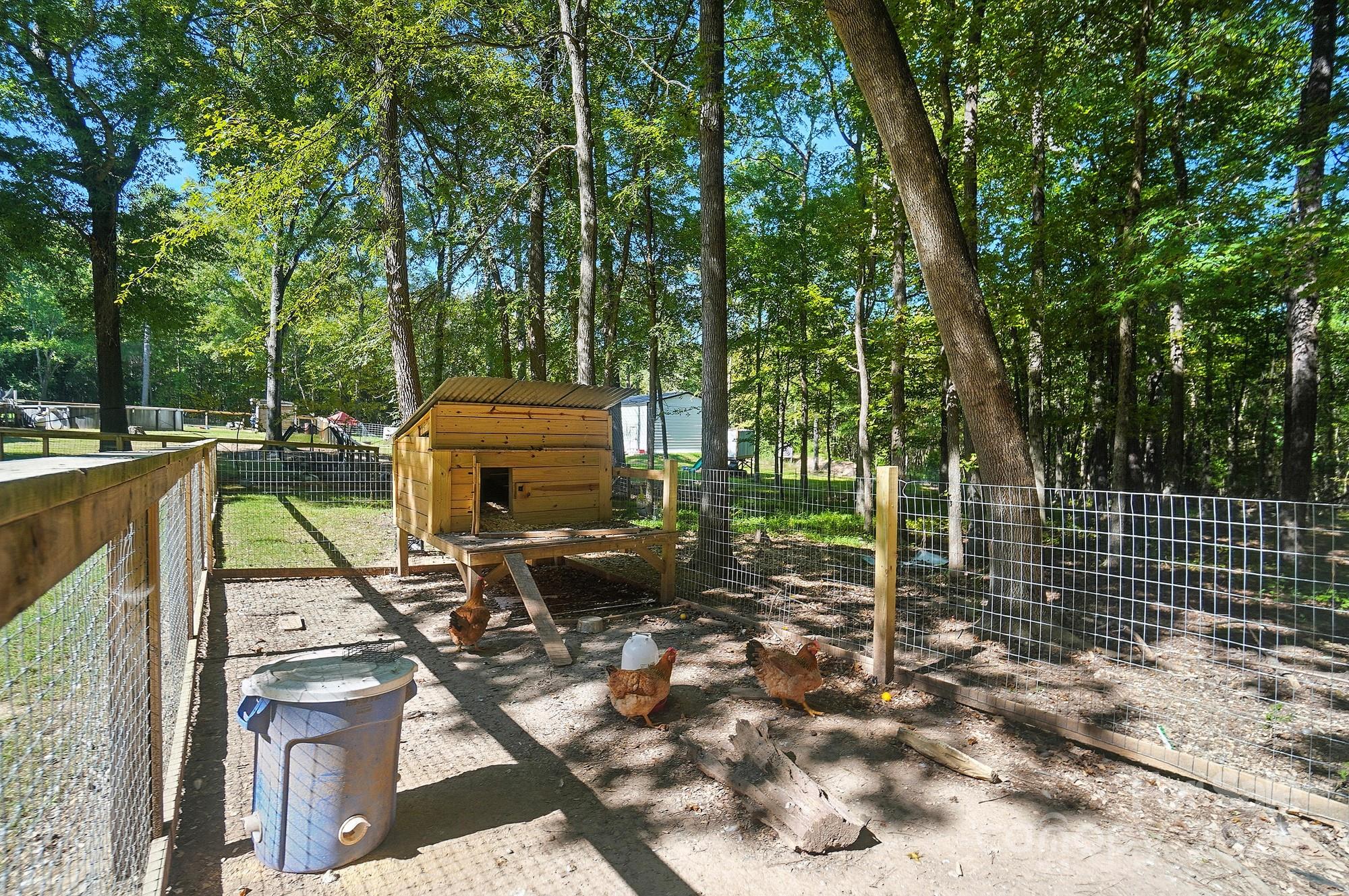 3618 Griffith Road Monroe, NC 28112 - Photo 46 of 48 a view of a garden with plants and large trees