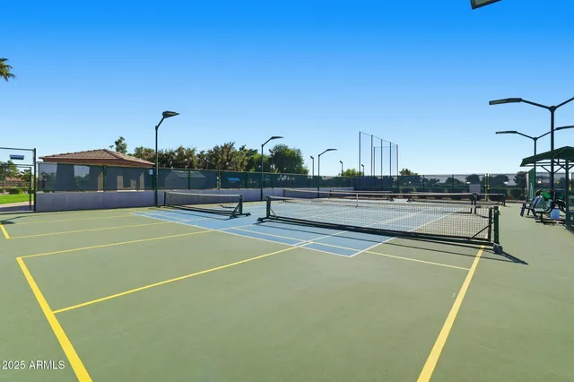 a view of a tennis court