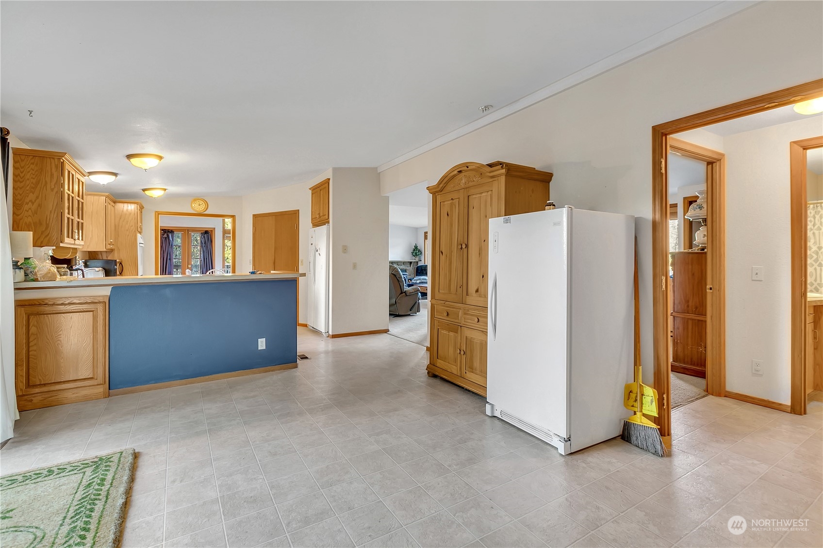 8198 Lusk Road Concrete, WA 98237 - Photo 16 of 36 a view of kitchen with furniture and a refrigerator