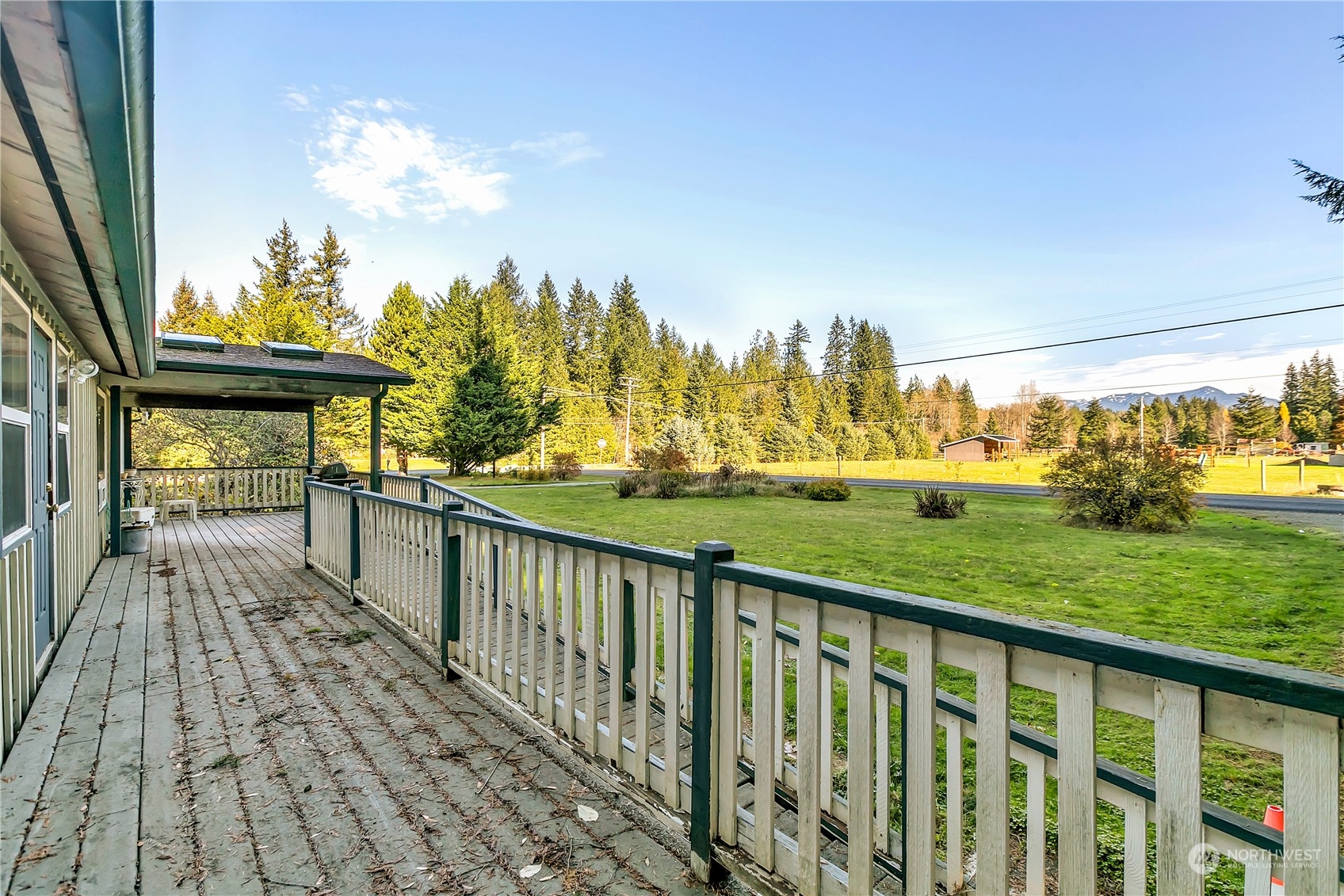 8198 Lusk Road Concrete, WA 98237 - Photo 4 of 36 a view of a porch with a yard