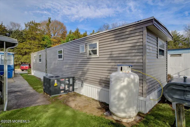 a view of a house with a patio