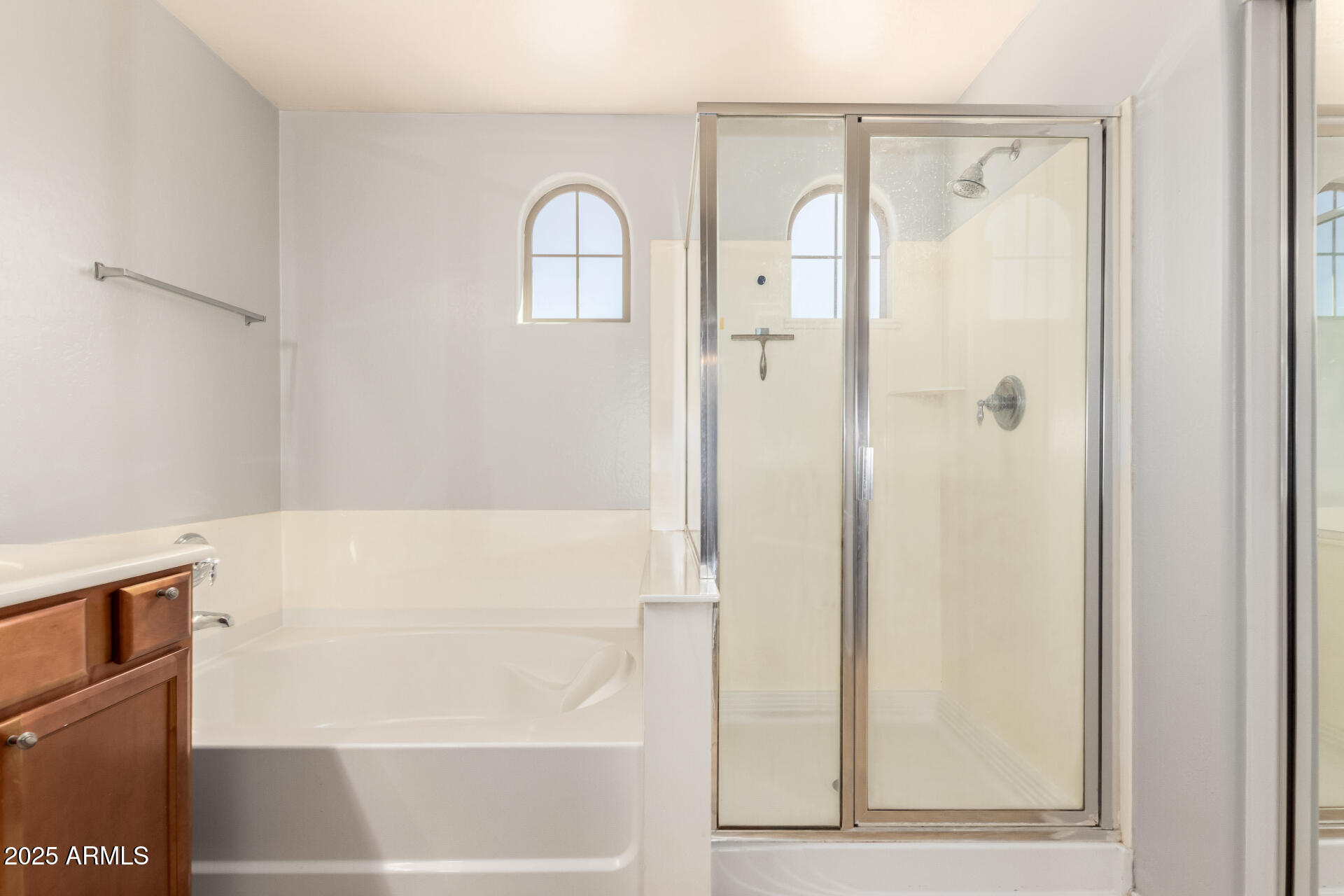 6756 South Seton Avenue Gilbert, AZ 85298 - Photo 15 of 37 a bathroom with a bathtub and a shower