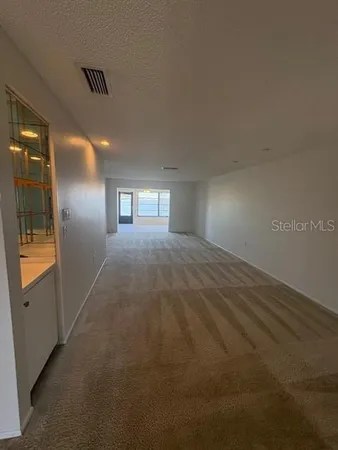 a view of livingroom and window