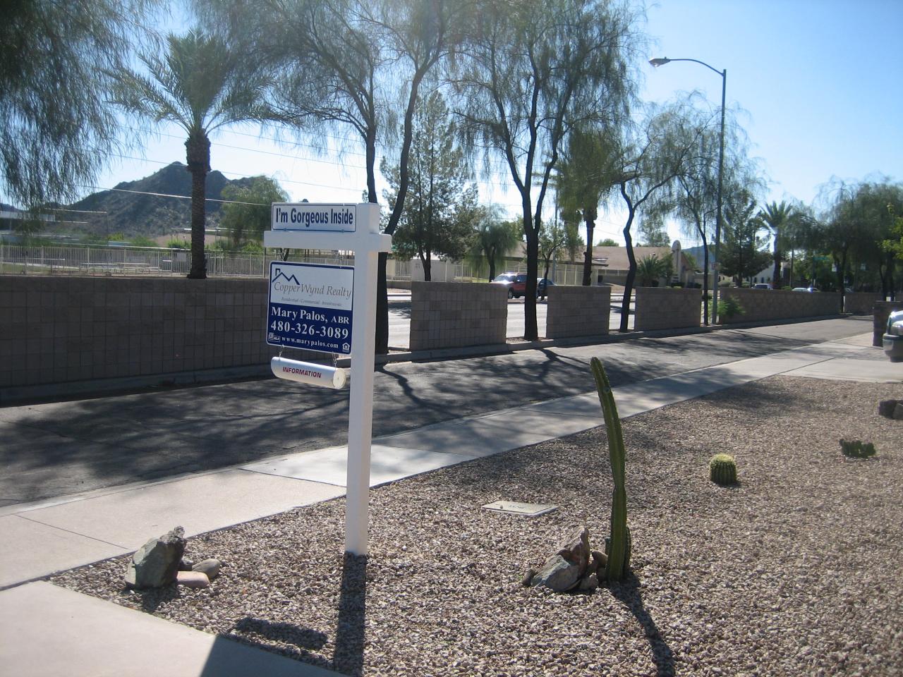 2442 East Cactus Road Phoenix, AZ 85032 - Photo 1 of 18 NICE ELEVATION-FRONT MOUNTAIN VIEW
