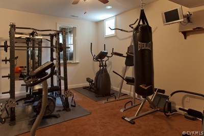1933 Covington Road Crozier, VA 23039 - Photo 18 of 24 a view of a room with gym equipment