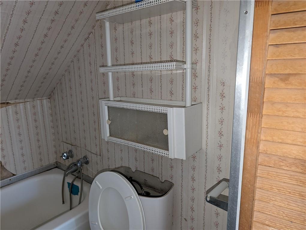 488 Highland Ridge Road Claysville, PA 15323 - Photo 28 of 29 a bathroom with a granite countertop sink and a mirror