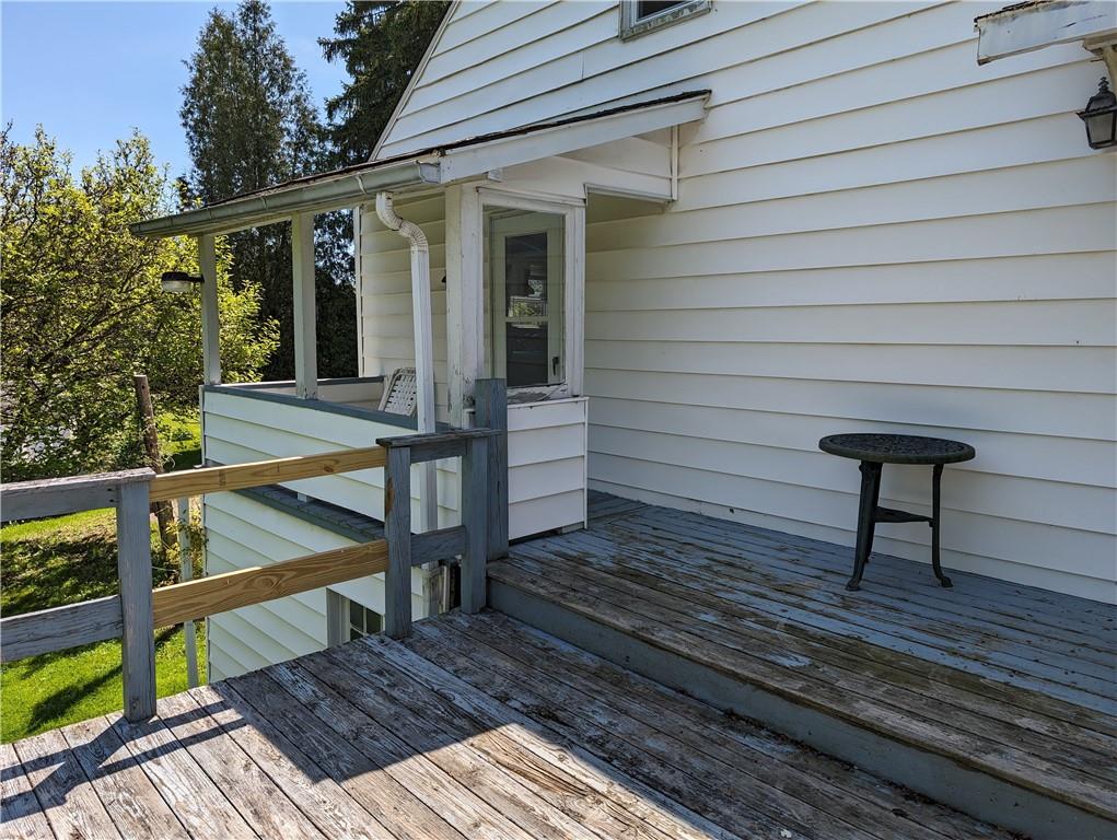 488 Highland Ridge Road Claysville, PA 15323 - Photo 7 of 29 a view of a wooden chairs on the deck