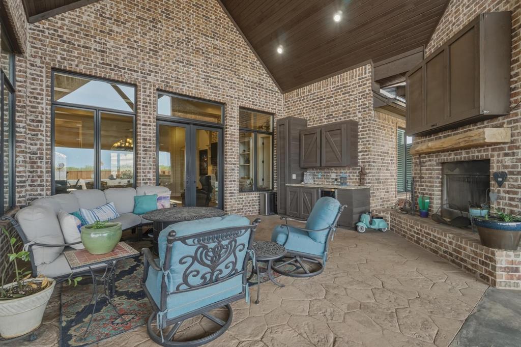 249 Rising Star Drive Abilene, TX 79606 - Photo 36 of 40 a living room with furniture and a fireplace