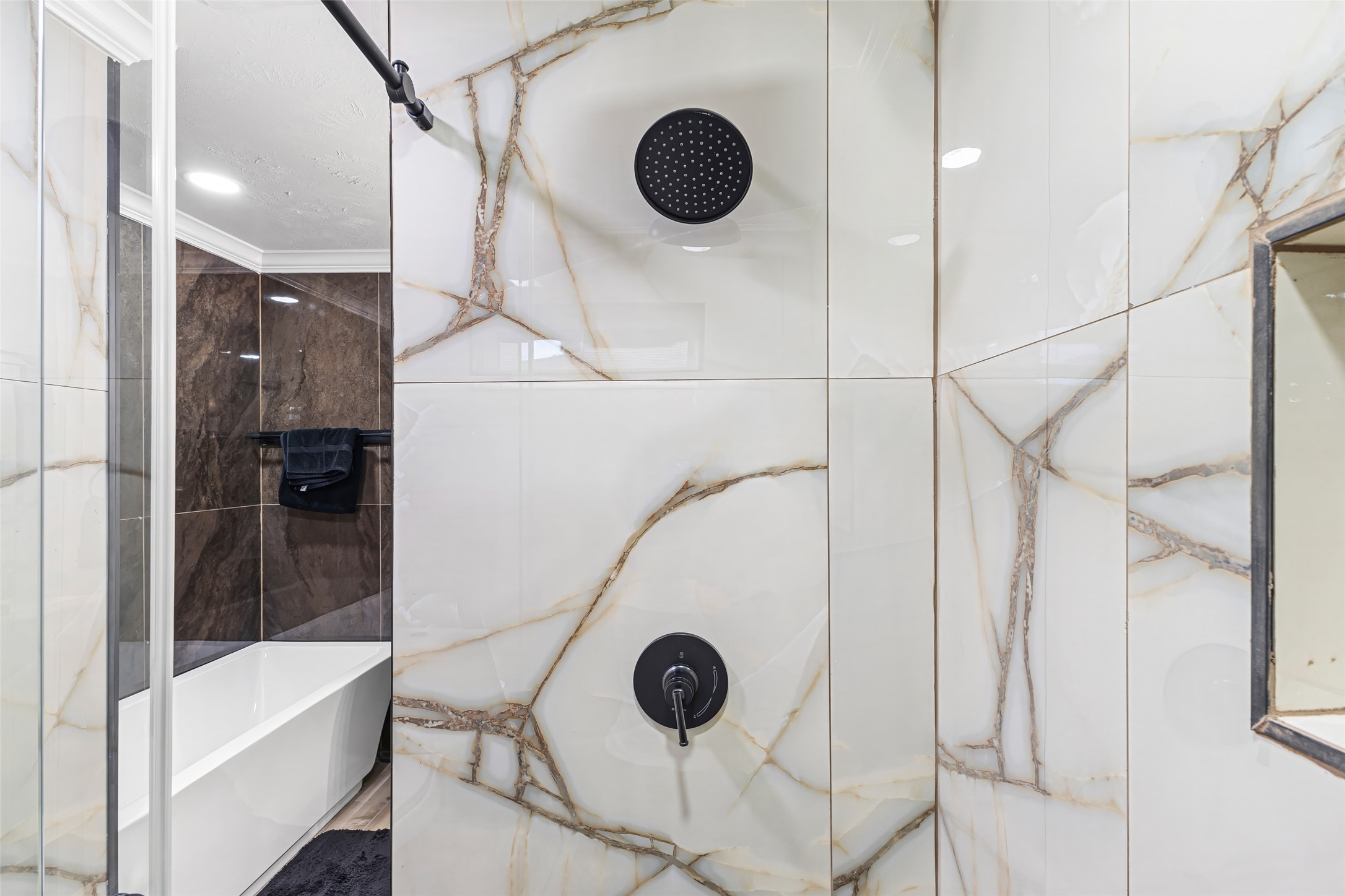 5402 Libbey Drive Houston, TX 77092 - Photo 24 of 43 a bathroom with a shower
