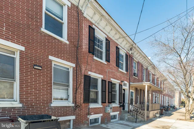 a front view of a multi story building