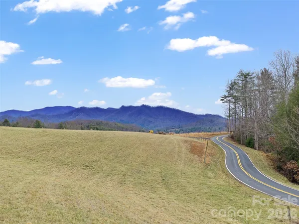 a view of a backyard with mountain