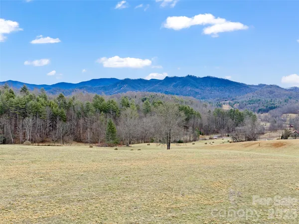 a view of an outdoor space and mountain view