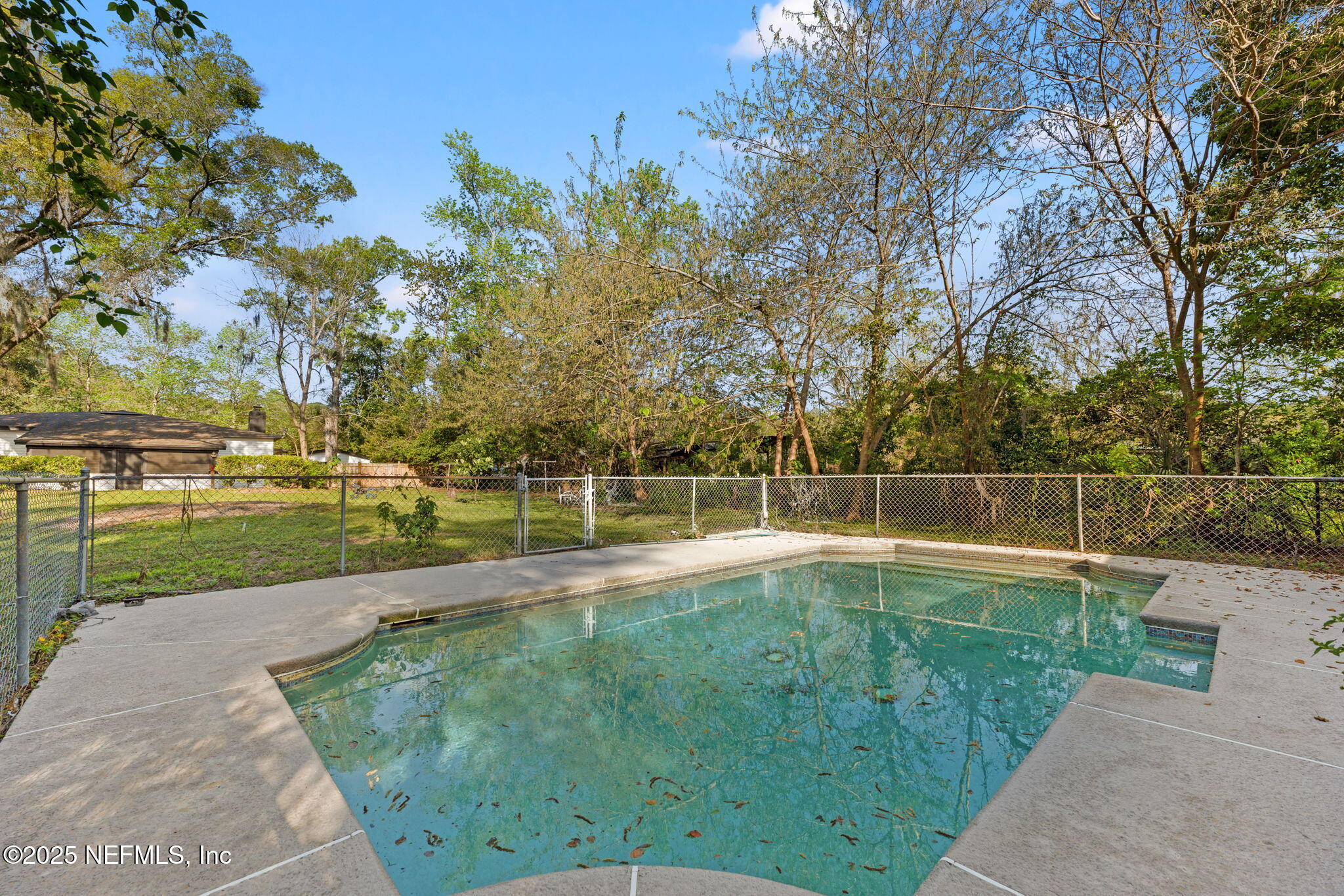 6211 Firestone Road Jacksonville, FL 32244 - Photo 28 of 41 a view of a swimming pool with a yard